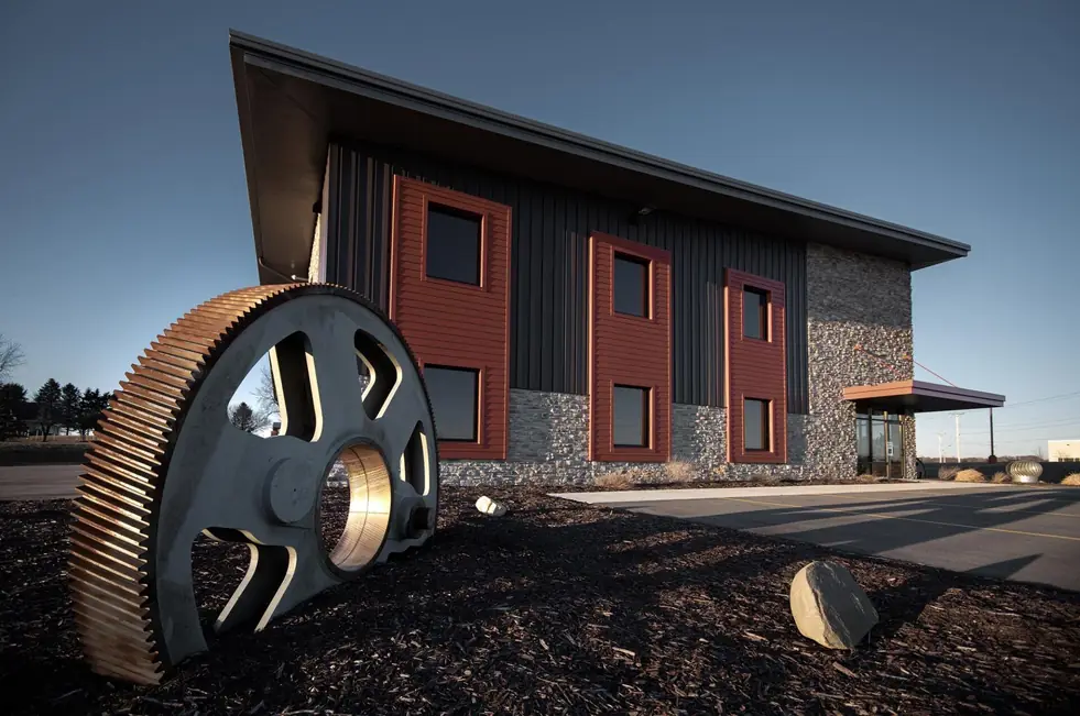 Cardinal Construction design-build project, a metal-panel commercial building